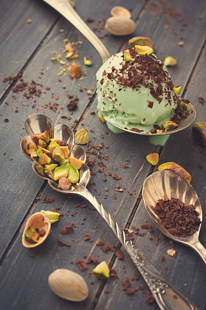 Homemade ice cream 